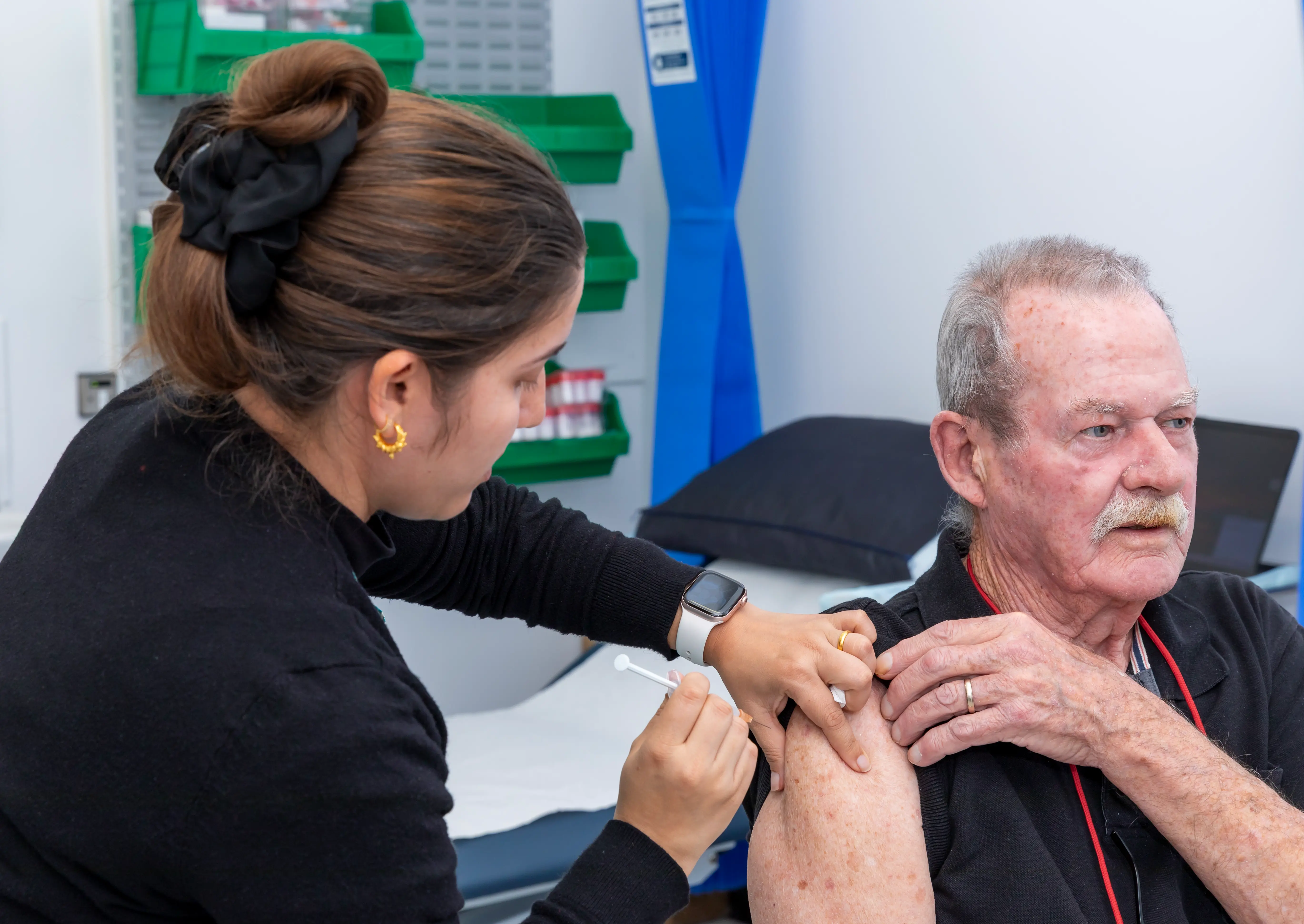 Nurse Caring for Patient