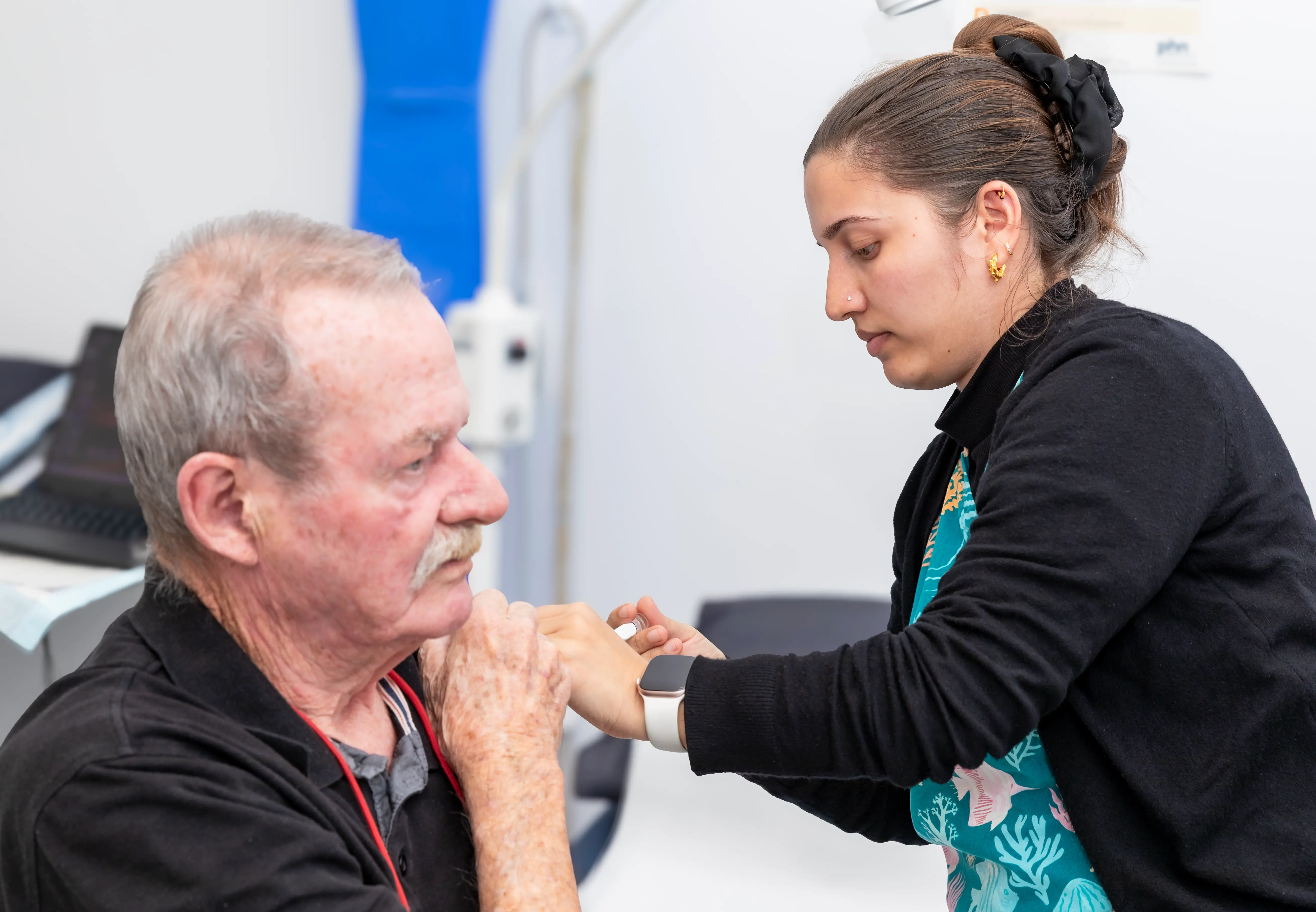 Nurse Caring for Patient